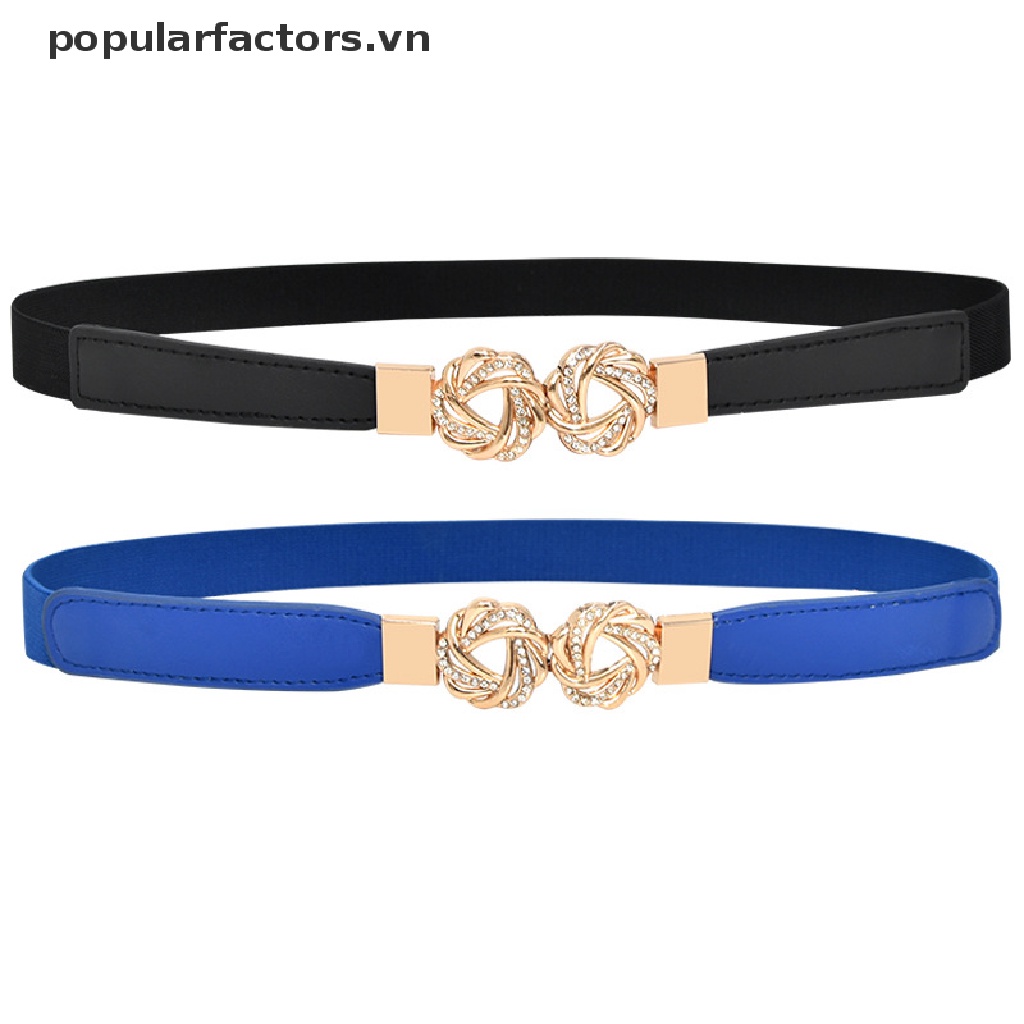 Thắt lưng đính đá co giãn thời trang cho nữ