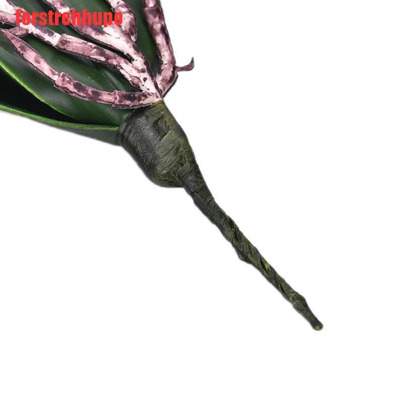 {forstrehhupo}Artificial Green Rose Leaves/Butterfly Orchid Silk Leaf Beauty Plant Decor New