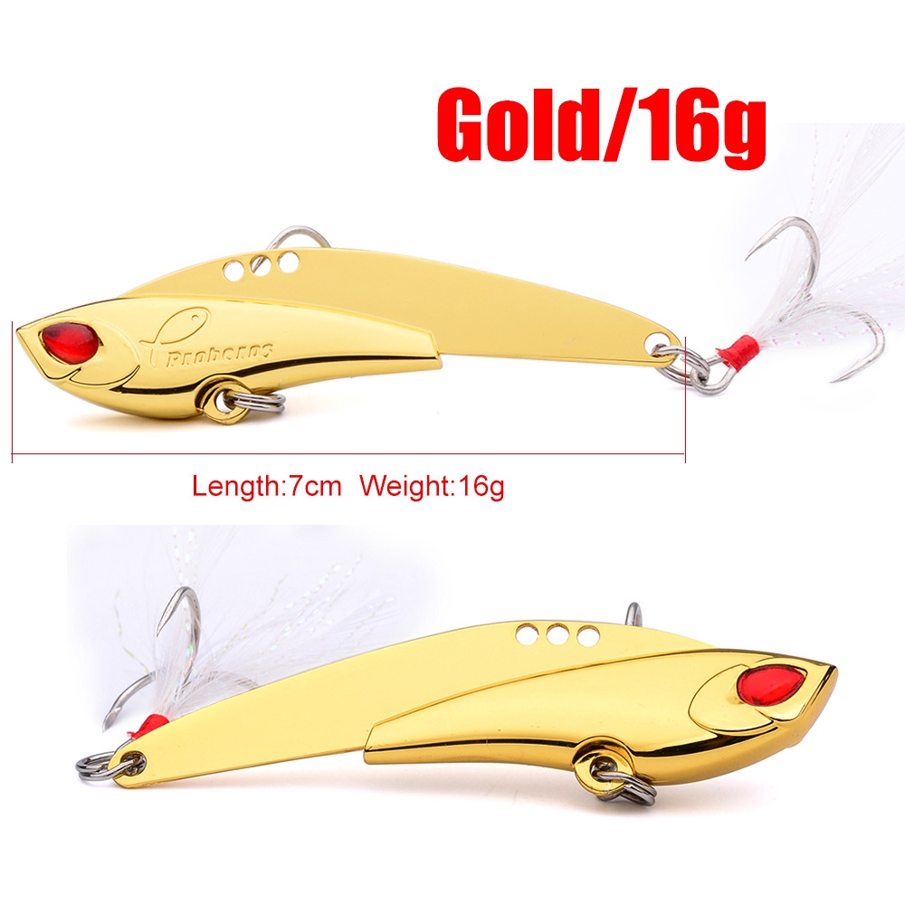 MUVAKO Mồi câu cá bằng kim loại chuyển động rung cao cấp