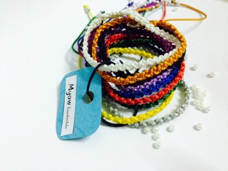 Combo 10 vòng tay handmade tết dây