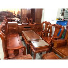 Bộ bàn ghế Minh Quốc Triện gỗ gõ đỏ
