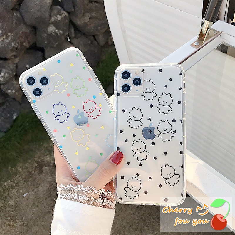 { Nhập mã SPE73886 Hoàn 10.000 xu}Ốp Điện Thoại Iphone Họa Tiết Gấu dễ thương | BigBuy360 - bigbuy360.vn
