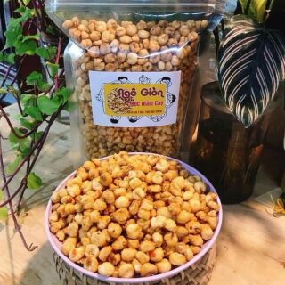 1kg bắp nếp vàng sấy giòn tẩm gia vị chuẩn Đà Lạt