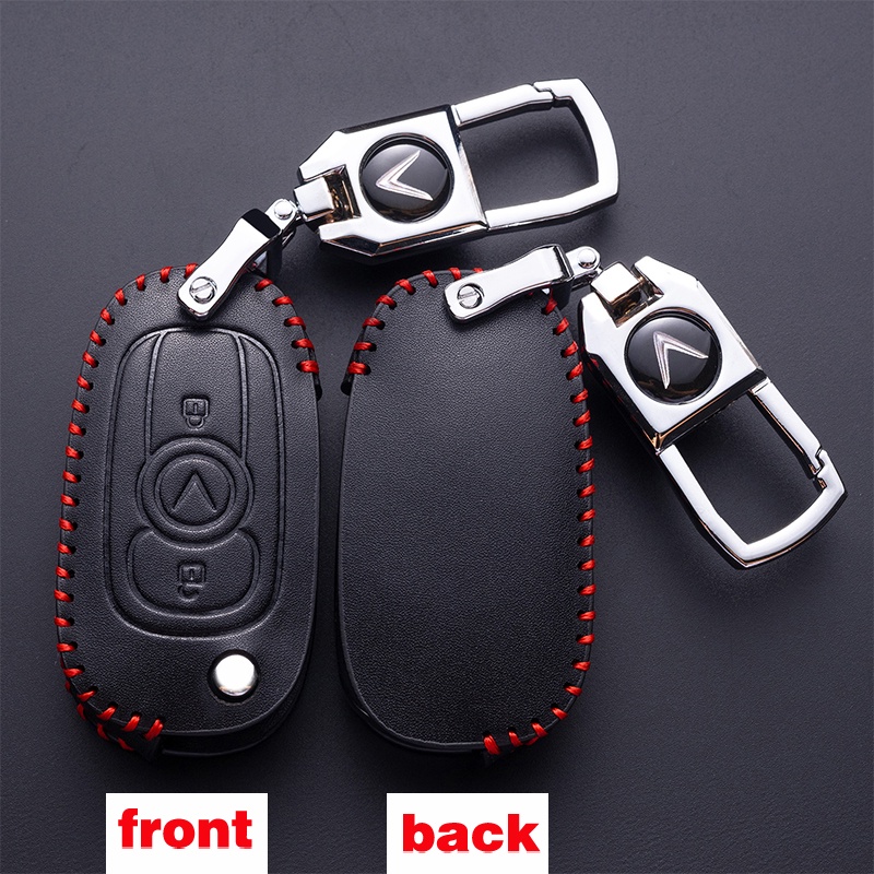 bọc chìa khoá smartkey Vinfast Fadil handmade da thật 001