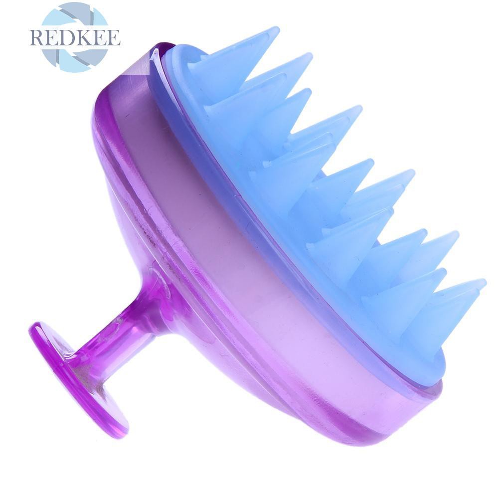 [Hàng mới về] Lược silicon gội massage da đầu tiện dụng
