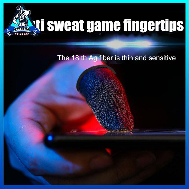 [Fitslim] Finger Cots Anti-slip Gaming Finger Cots 18-needle Copper High Sensitivity