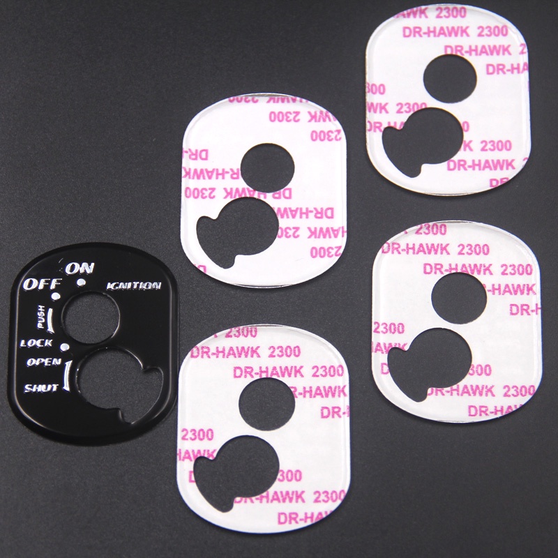 Miếng Dán Kim Loại Trang Trí Nút Khởi Động Xe Máy Honda dream JiaYu wh100t 125t 110t