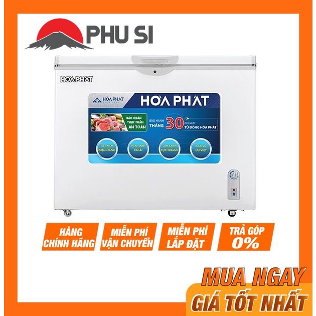 [MIỄN PHÍ GIAO HÀNG - LẮP ĐẶT] HCF 516S1Đ1 - Tủ đông Hòa Phát 1 ngăn 1 cánh HCF 516S1Đ1