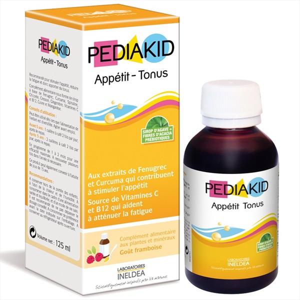 Pediakid Ăn Ngon Appetit Tonus 125ml Cho Trẻ Biếng Ăn Từ 6 Tháng Tuổi