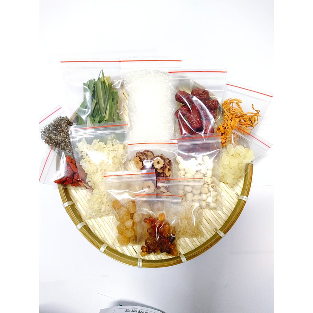 Chè dưỡng nhan - 17 nguyên liệu tự chọn chỉ 10g