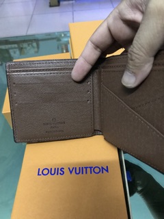 Ví nam ngắn hoa xám/nâu fullbox