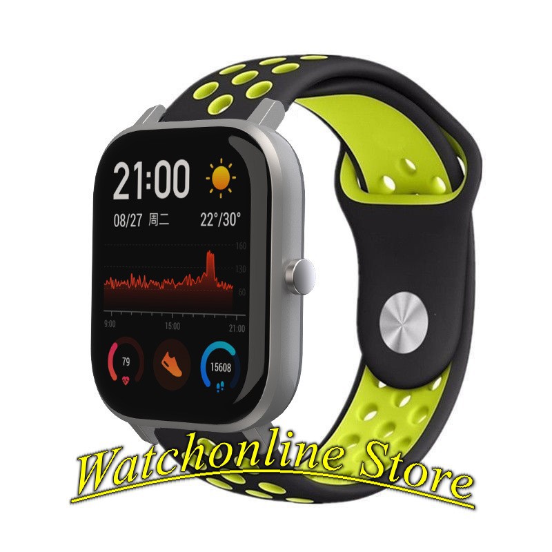 Dây đeo Nike cho đồng hồ Xiaomi Haylou LS02/ Amazfit Gts 2 / Ticwatch Ls02 / Comi P8 / Gtr 42mm