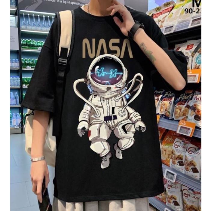 ÁO THUN, ÁO PHÔNG TAY LỠ NAM NỮ UNISEX OVERSIZE, ÁO PHÔNG FORM RỘNG PHI HÀNH GIA NS D67 moonzshop | BigBuy360 - bigbuy360.vn