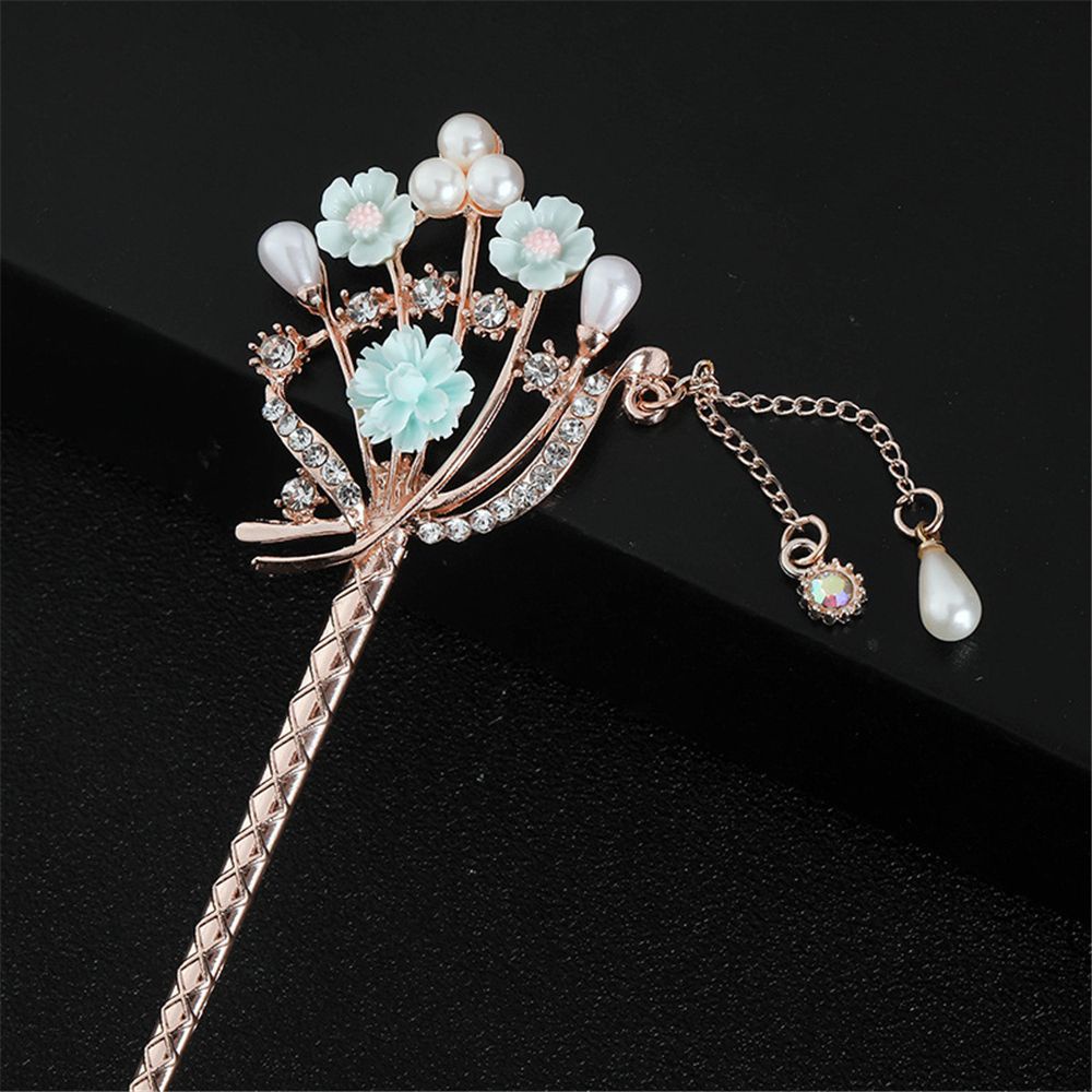 Kẹp tóc hình hoa phong cách Trung Quốc cổ điển thời trang MIHAN1