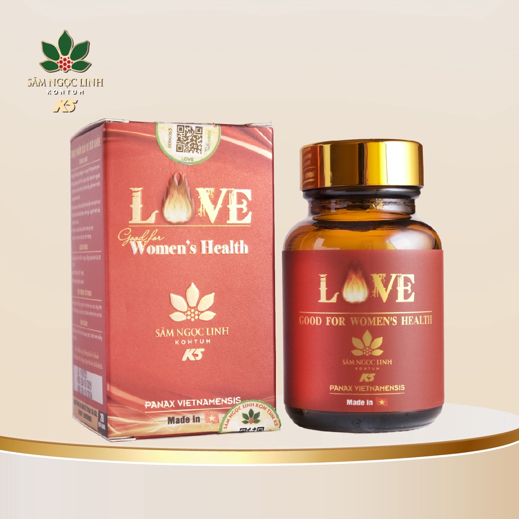 Love Good For Women's Health Viên Uống Tăng Cường Sức Khoẻ , Đẹp Da Cho Nữ - Hộp 20 viên