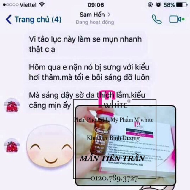 Tế bào gốc vi tảo M'White