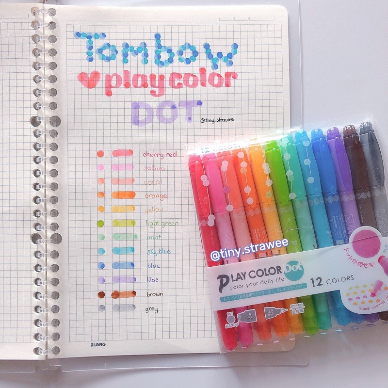 Bút trang trí 2 đầu TOMBOW Play Color Dot