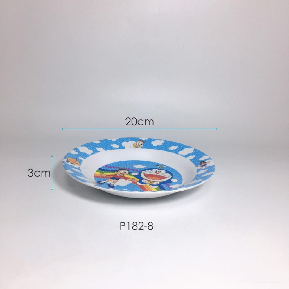 (HÀNG ĐẸP) Bộ Bát Đĩa Ăn Dặm Cho Bé Thái Lan - Peguin và Doraemon