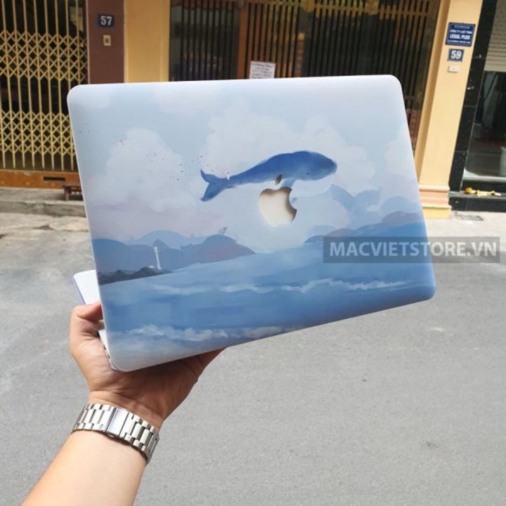 Ốp Macbook Hình Cá Voi Tích Đủ Dòng (Tặng Kèm Phủ Phím Và Set Nút Chống Bụi) | BigBuy360 - bigbuy360.vn