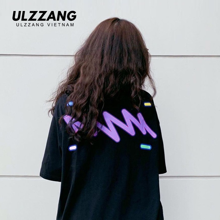 Áo thun tay lỡ unisex ULZZANG form dáng rộng 5tw