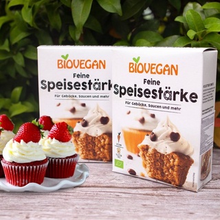 Tinh bột bắp hữu cơ Biovegan Gói 250g (Date T6/2025)