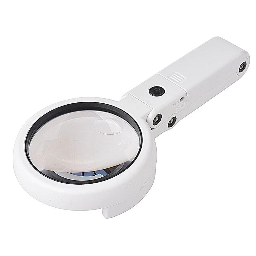 WTTLE Kính Lúp Chất Lượng Cao Có 8 Đèn LED