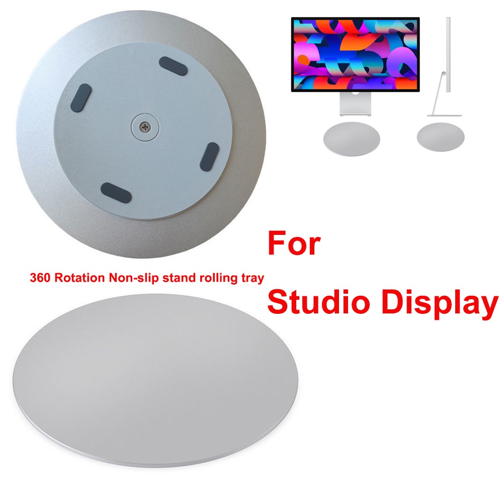 Giá Đỡ Màn Hình Máy Tính Apple Studio Bằng Nhôm Xoay Tròn Tiện Dụng Cho iMac 27''