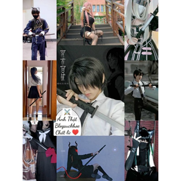 Đồ Hoá Trang, Dụng cụ cosplay bằng gỗ tre