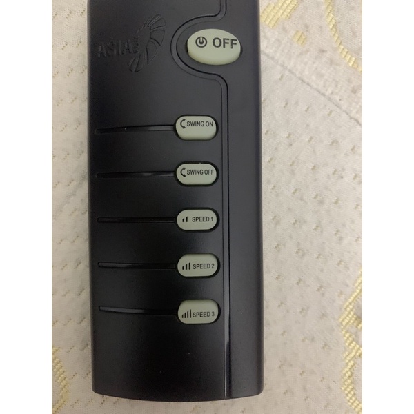 Điều Khiển Remote cho quạt Asia sử dụng cho các model L16019, L16019, L16013, L16006.