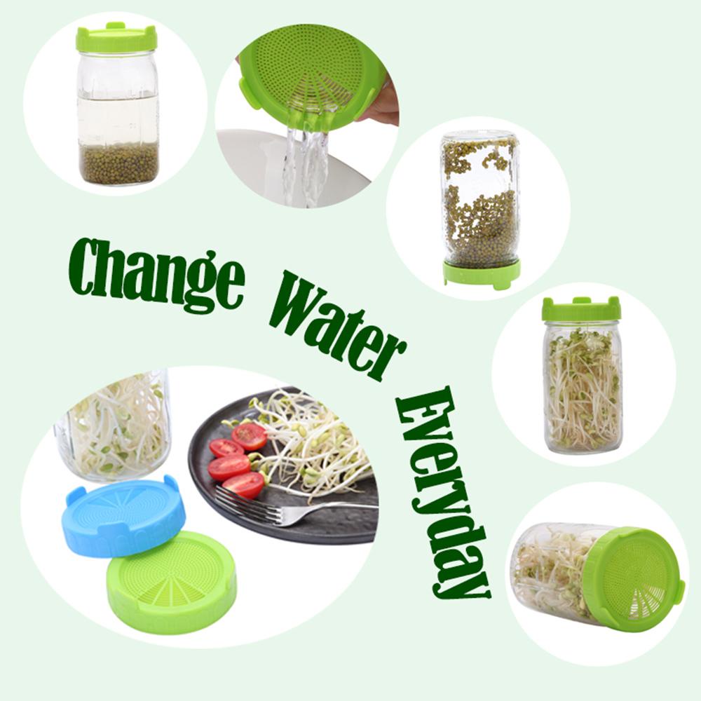 1 / 2 / 4 Vòng Đệm Miệng Rộng Kích Thích Hạt Giống Trồng Cây