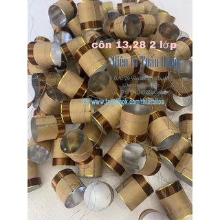 coil (côn) loa tép 13,28 2 lớp .(10 cái)-Linh kiện thay thế sửa chữa loa