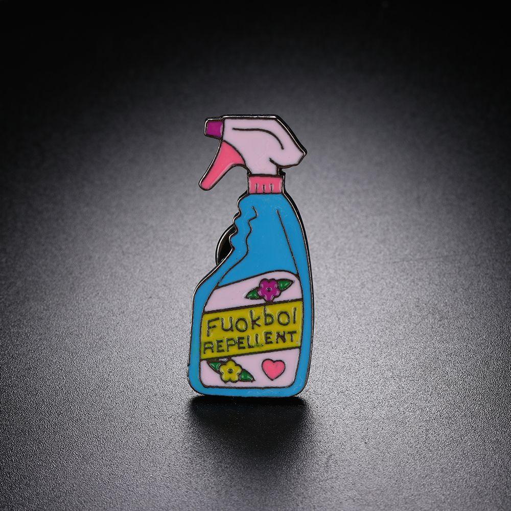 PINEVN Ghim Cài Áo Hình Xịt Tẩy Trắng Vui Nhộn