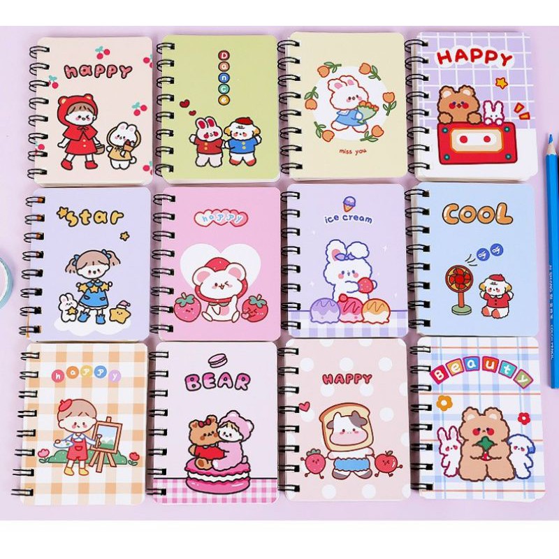 sổ tay lò xo mini