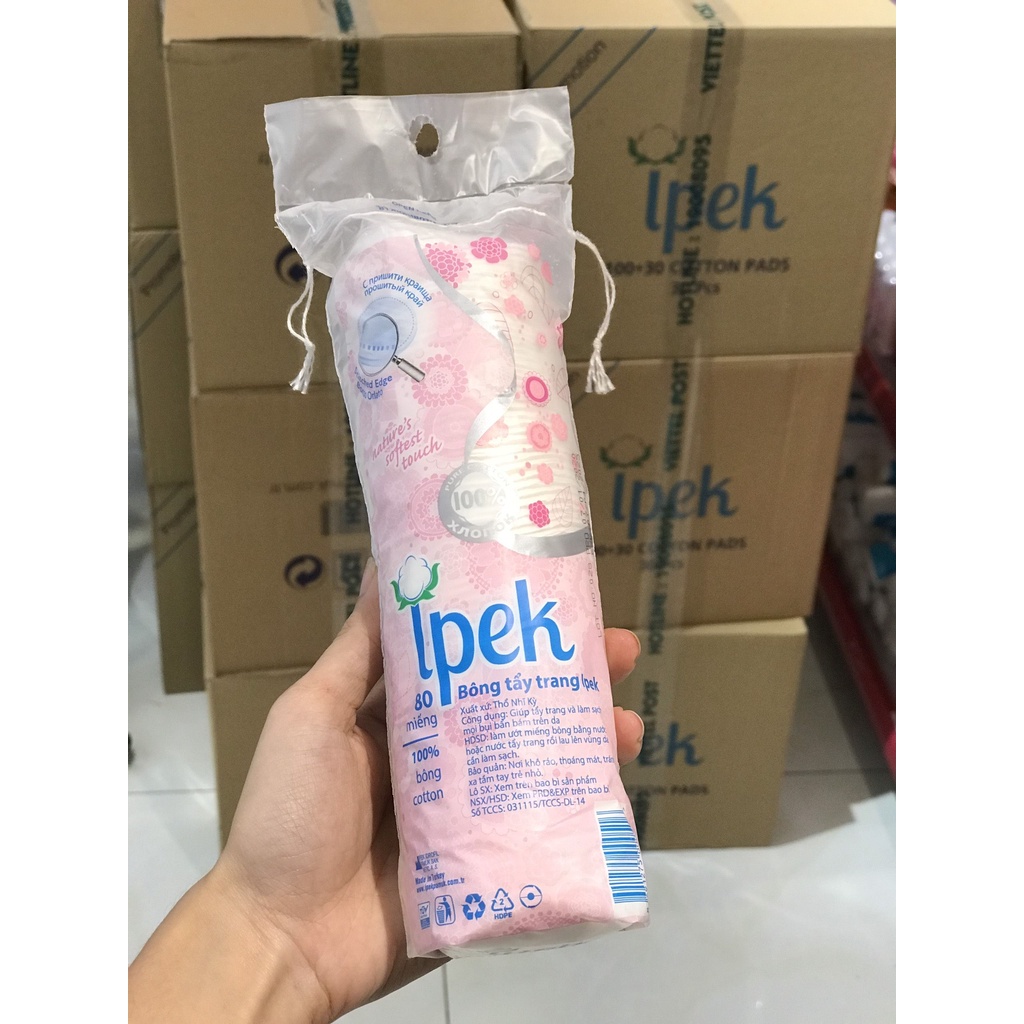 Combo 20 bông tẩy trang Ipek 80 miếng