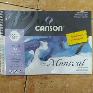 SỔ MÀU NƯỚC CANSON MONTVAL A3/A4