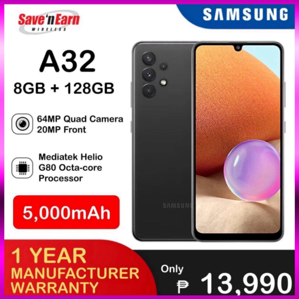 . SAle - Điện thoại Samsung Galaxy A32 (6GB/128Gb) - Máy mới Nguyên Seal 100% - Bảo Hành Điện Tử 1 Năm máy siêu đẹp . .