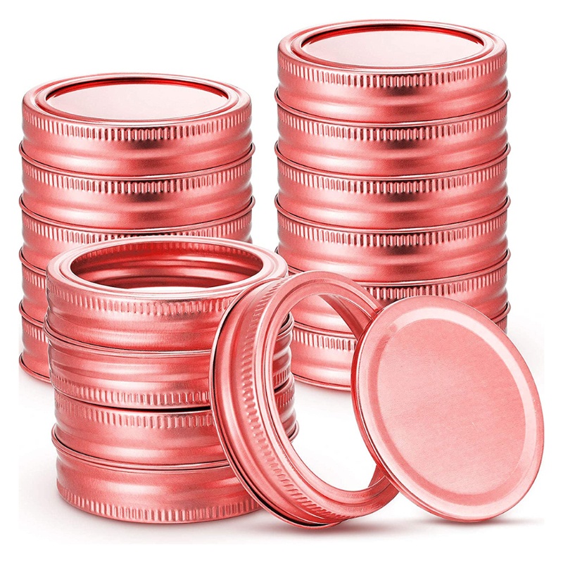 Set 24 Nắp Tròn Đậy Hũ Bằng Silicone Chống Rò Rỉ Tiện Dụng