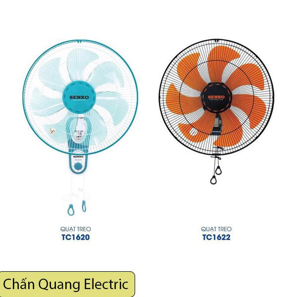 Quạt treo tường SENKO TC1620 và Quạt treo tường SENKO TC1622