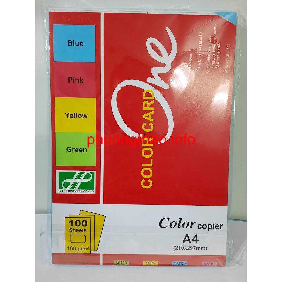 Bìa mầu A4 One INDO
