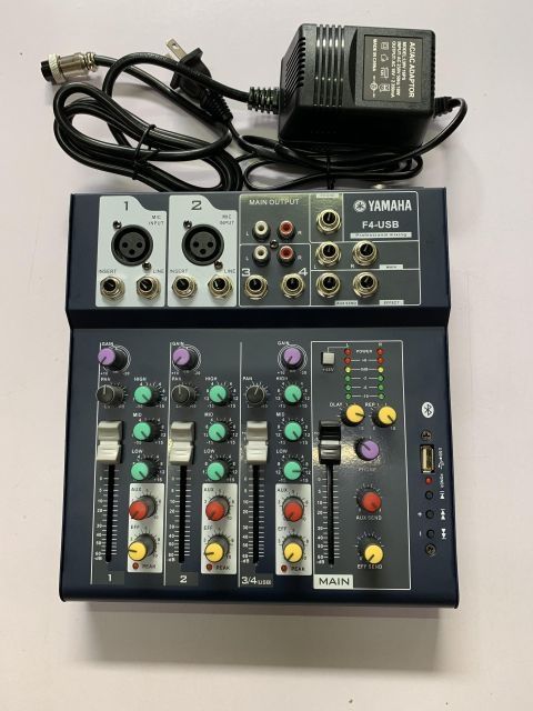 [Mã 159ELSALE hoàn 7% đơn 300K] Combo livestream thu âm mic PC K320 và Mixer F4 , đầy đủ phụ kiện