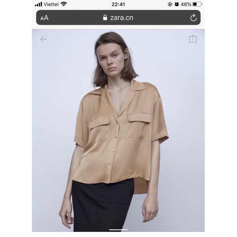 áo zara auth xs newtag