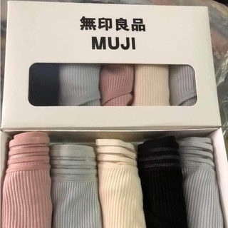 👙Sale off: Hộp 5 quần lót cotton MUIJ sợi tăm tre xuất Nhật đẹp trên từng milimet (phom 40-60kg)