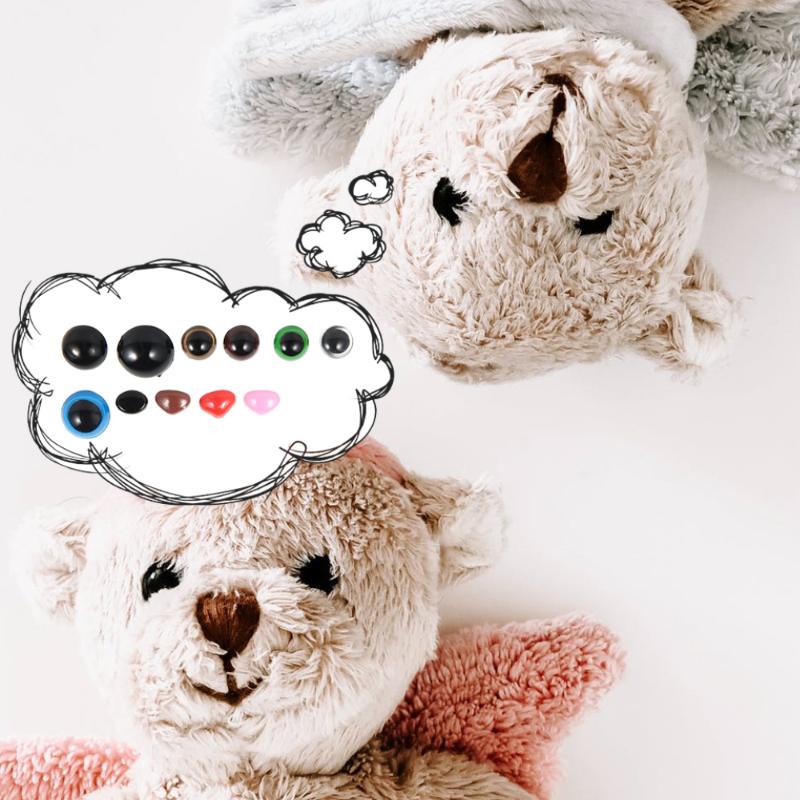 Bộ 560 mắt và mũi nhựa an toàn cho búp bê