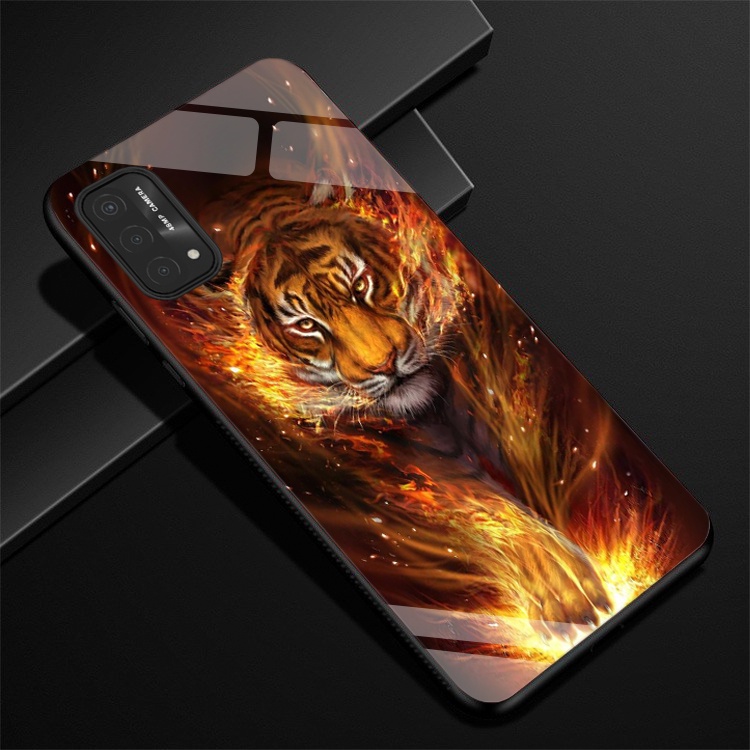 Ốp Lưng OPPO A54, A55, A74 mặt kính cường lực cao cấp, thiết kế Độc Quyền