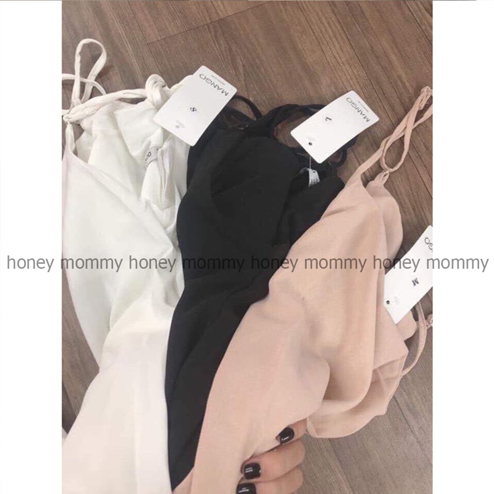 Váy Đầm 2 Dây Sát Nách Mặc Ở Nhà Mùa Hè Form Rộng Bầu Bí Bon Chen HD1605 Honey Mommy