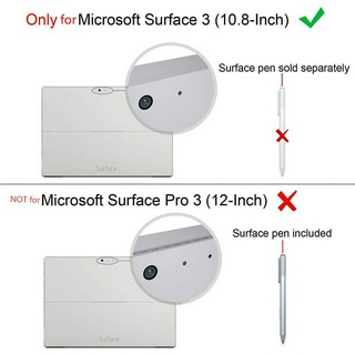Bao da nắp lật dành cho Microsoft Surface 3 10.8"