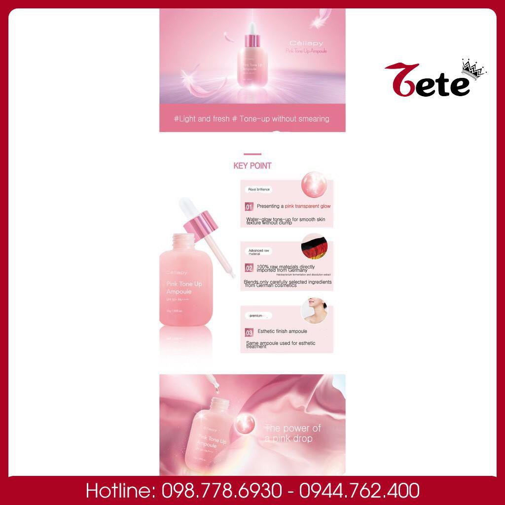 Dưỡng trắng hồng, Serum Cellapy Pink Tone Up Ampoule SPF35+ PA++++ | BigBuy360 - bigbuy360.vn