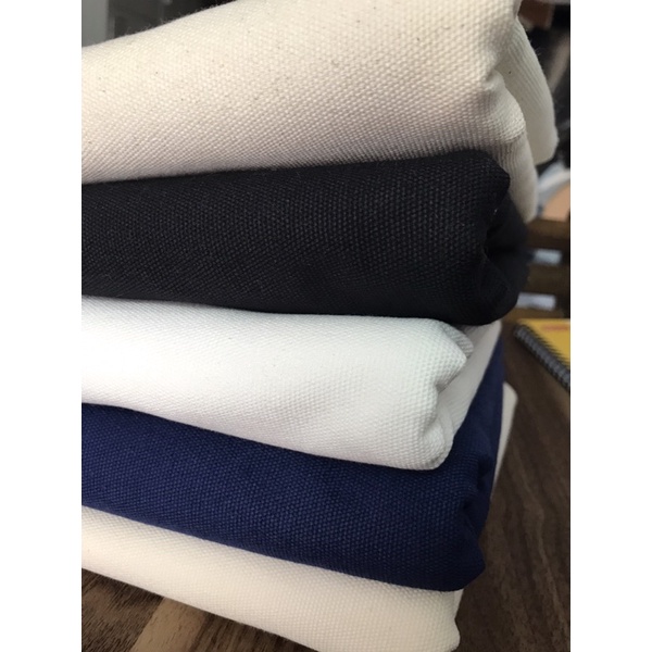 Vải canvas may túi tote