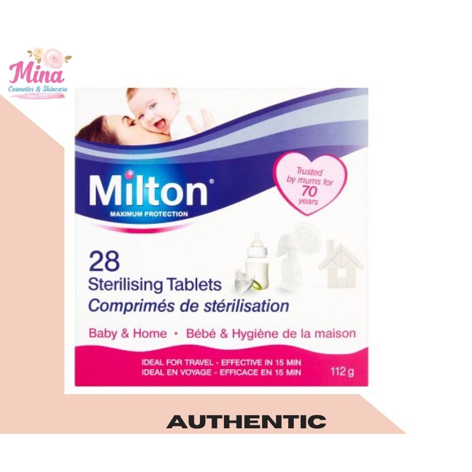 [Date 2028] 1 viên tiệt trùng Milton