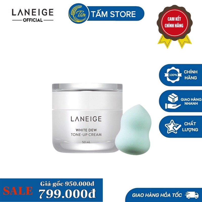 Kem trắng sáng da LANEIGE White Dew Tone-Up 50ML - CHÍNH HÃNG